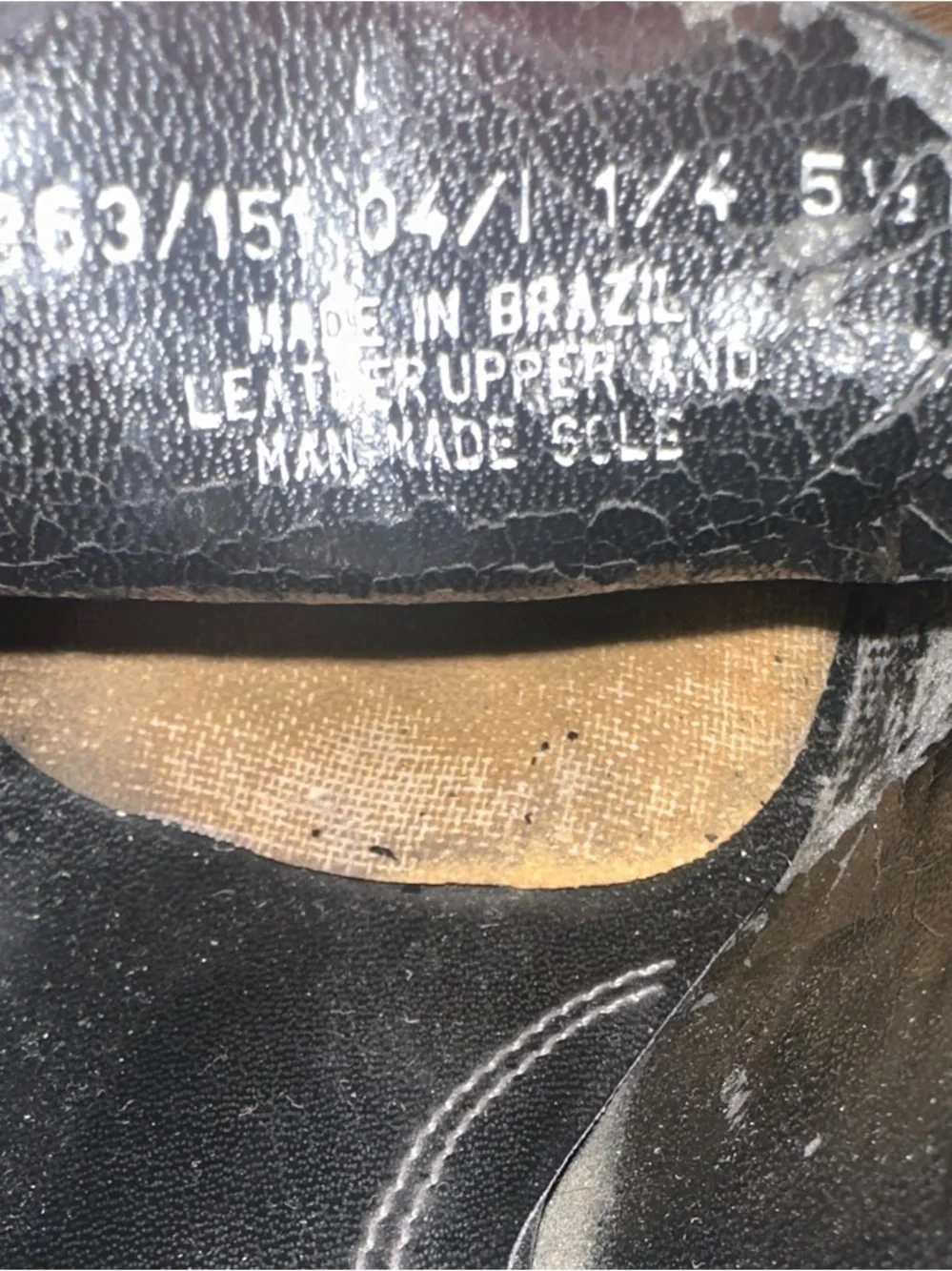 Franco Sarto Black Leather Mule Heels Loafer Slip On 5.5 Preppy Quiet Luxury - Picture 5 of 7